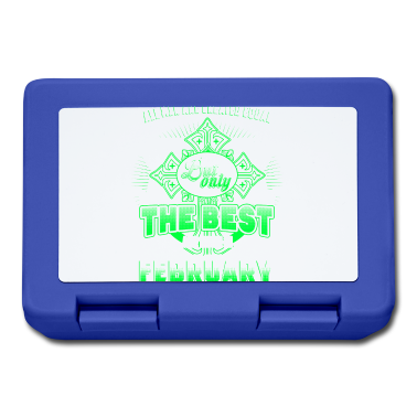 Geburtstag Geschenk Mann Brotdose - Alle Männer sind gleich Februar Geburtstag Monat