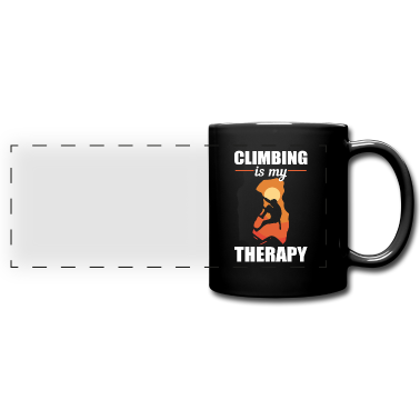 Geburtstag Geschenk Mann Tasse - Klettern ist meine Therapie Klettern
