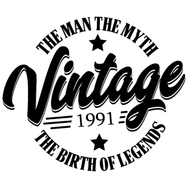 Motiv Jahrgang 1991 Geburtstag Männer Mann Mythos