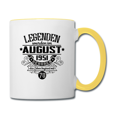 Geburtstag Geschenk Mann Tasse - 70. Geburtstag Männer Herren