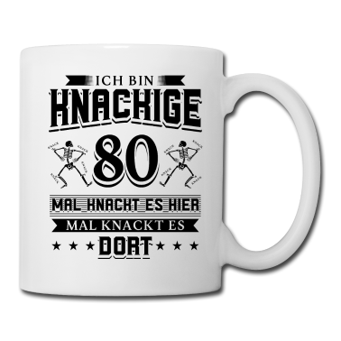 Geburtstag Geschenk Mann Tasse - 80 Geburtstag Mann