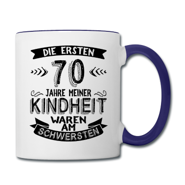 Geburtstag Geschenk Mann Tasse - 70 Geburtstag Mann