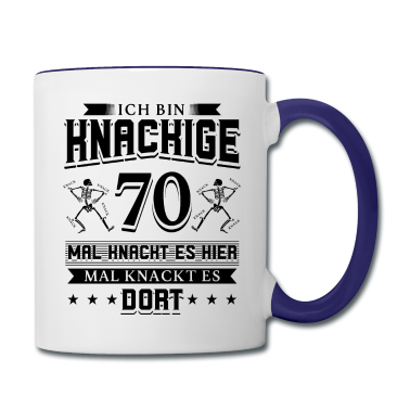 Geburtstag Geschenk Mann Tasse - 70 Geburtstag Mann