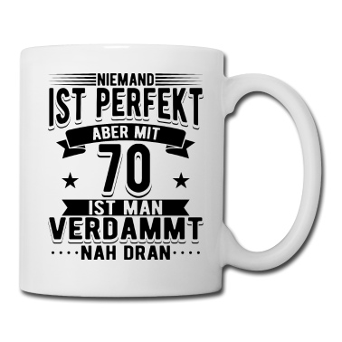 Geburtstag Geschenk Mann Tasse - 70 Geburtstag Mann