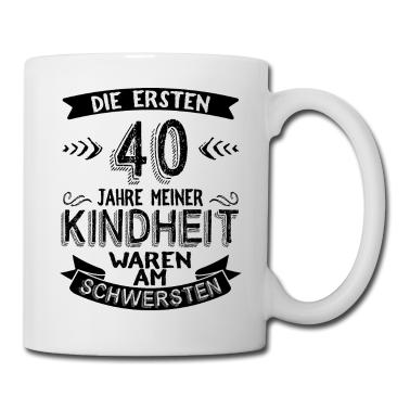 Geburtstag Geschenk Mann Tasse - 40 Geburtstag Mann