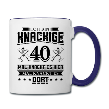 Geburtstag Geschenk Mann Tasse - 40 Geburtstag Mann
