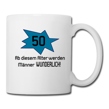 Geburtstag Geschenk Mann Tasse - 50. Geburtstag Mann