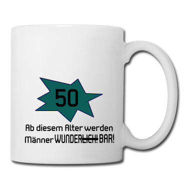 Geburtstag Geschenk Mann Tasse - 50. Geburtstag Mann