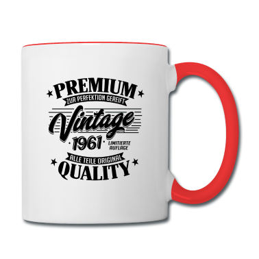 Geburtstag Geschenk Mann Tasse - Jahrgang 1961 Geburtstag Männer und Frauen