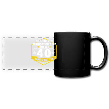 Geburtstag Geschenk Mann Tasse - 40.Geburtstag Mann Männer 40 Jahre Geschenk