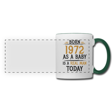 Geburtstag Geschenk Mann Tasse - Richtiger Mann 1972 Geboren Geburtstag Männer