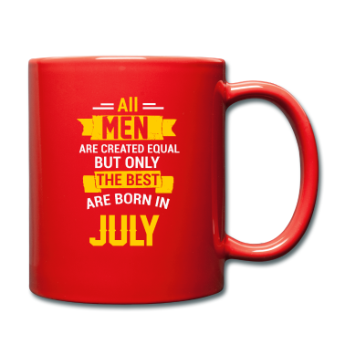 Geburtstag Geschenk Mann Tasse - Juli, July, Geburtstag, Männer