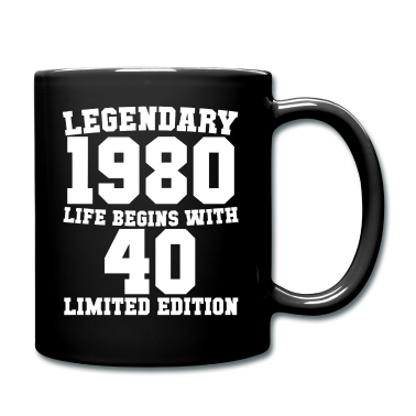 Geburtstag Geschenk Mann Tasse - 40. Geburtstag Männer Legendär 1980