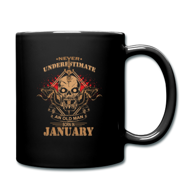 Geburtstag Geschenk Mann Tasse - Januar Geburtstag Männer Biker Rocker Motorrad