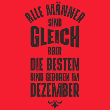 Motiv MÄNNER GEBURTSTAG DEZEMBER