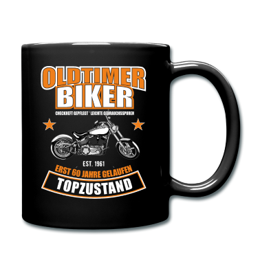 Geburtstag Geschenk Mann Tasse - 60. Geburtstag Mann Biker Geschenk witzig Motorrad