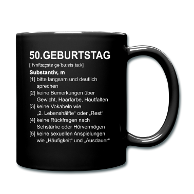 Geburtstag Geschenk Mann Tasse - 50. Geburtstag Geschenk Männer 50 Definition