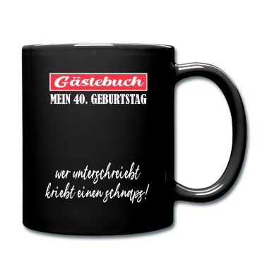 Geburtstag Geschenk Mann Tasse - 40. Geburtstag Mann Frau 40 Jahre