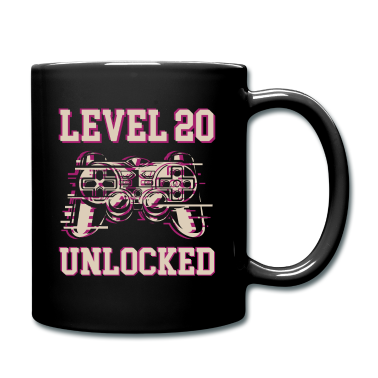 Geburtstag Geschenk Mann Tasse - 20.Geburtstag Mann - Level 20 Unlocked