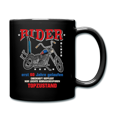 Geburtstag Geschenk Mann Tasse - 60. Geburtstag Mann Biker Geschenk witzig Motorrad