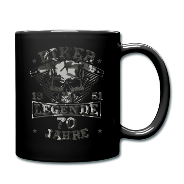 Geburtstag Geschenk Mann Tasse - 70. Geburtstag Mann Camouflage Tarnmuster Skull