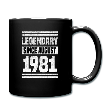 Geburtstag Geschenk Mann Tasse - 40. Geburtstag Männer Legendary since August 1981
