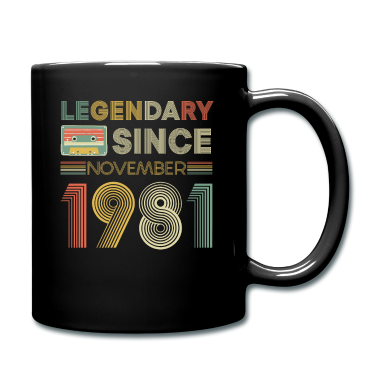 Geburtstag Geschenk Mann Tasse - 40. Geburtstag Männer Legendary since November 198