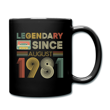 Geburtstag Geschenk Mann Tasse - 40. Geburtstag Männer Legendary since August 1981