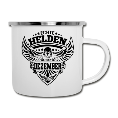 Geburtstag Geschenk Mann Emaille Tasse - Dezember Geburtstag Männer