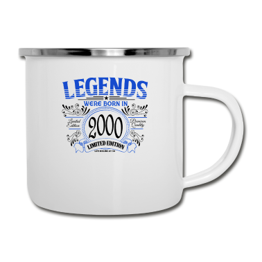 Geburtstag Geschenk Mann Emaille Tasse - 20 Geburtstag Männer Legende