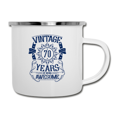 Geburtstag Geschenk Mann Emaille Tasse - Geschenkideen zum 70. Geburtstag Männer