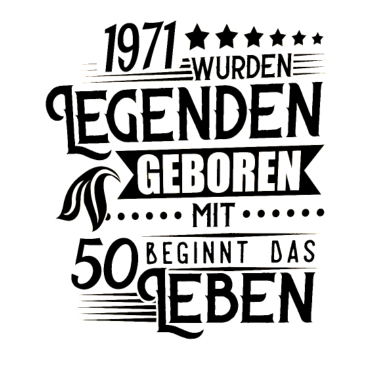 Motiv Jahrgang 1971 Geburtstag Männer Frauen