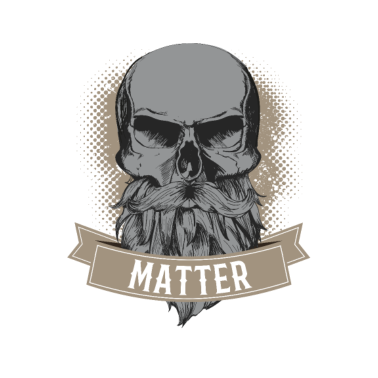 Motiv Bart Totenkopf Barber Geschenk Geburtstag Mann