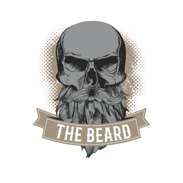 Motiv Bart Totenkopf Barber Geschenk Geburtstag Mann