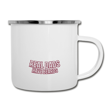 Geburtstag Geschenk Mann Emaille Tasse - Bart Totenkopf Vater Geschenk Geburtstag Mann