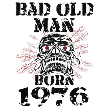 Motiv Böser Alter Mann 1976 Geboren Geburtstag Männer