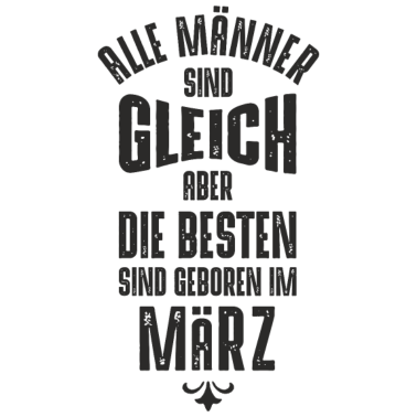 Motiv Männer Geburtstag März