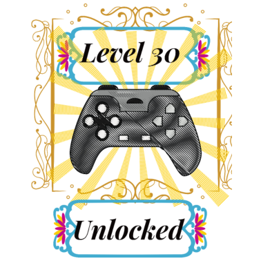 Motiv Herren 30. Geburtstag Männer Level 30 Jahre Mann