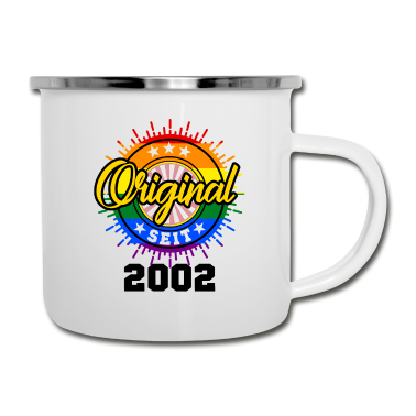 Geburtstag Geschenk Mann Emaille Tasse - 19. Geburtstag Männer Frauen Geschenk CSD LGBTQ