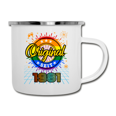Geburtstag Geschenk Mann Emaille Tasse - 40. Geburtstag Männer Frauen Geschenk CSD LGBTQ