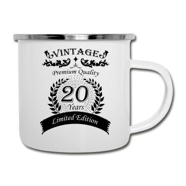 Geburtstag Geschenk Mann Emaille Tasse - 20. Geburtstag Geschenkideen Frauen Männer