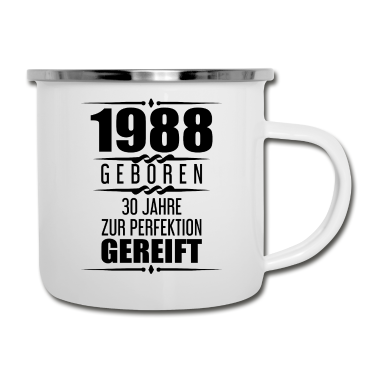 Geburtstag Geschenk Mann Emaille Tasse - T-Shirt zum 30. Geburtstag Geschenk für Männer