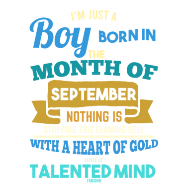 Motiv September Geburtstag Junge Mann Papa