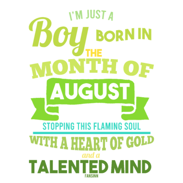 Motiv August Geburtstag Junge Mann Papa