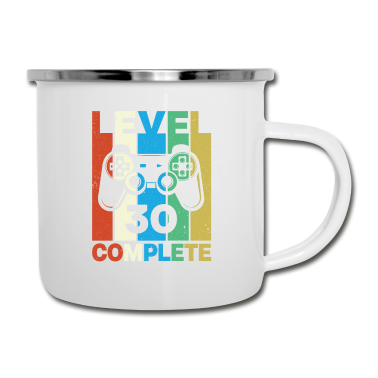 Geburtstag Geschenk Mann Emaille Tasse - 30. Geburtstag Männer 30 Jahre Geschenk 1990