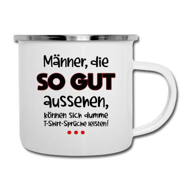 Geburtstag Geschenk Mann Emaille Tasse - Männer | Mann | Männer | lustige Sprüche | lustig
