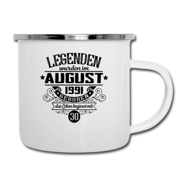 Geburtstag Geschenk Mann Emaille Tasse - Geschenke zum 30. Geburtstag für Männer und Frauen