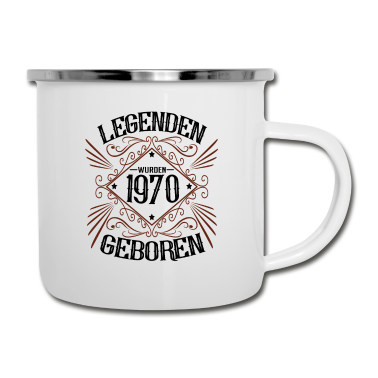 Geburtstag Geschenk Mann Emaille Tasse - 1970 Geburtstag Geschenk für Männer und Frauen