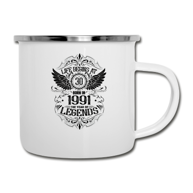 Geburtstag Geschenk Mann Emaille Tasse - 30. Geburtstag lustige Sprüche für Männer und