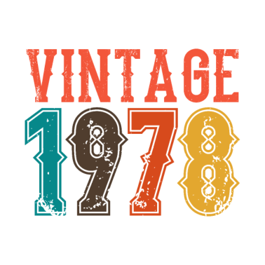 Motiv BORN IN 1978 Geburtstag Geschenk Vintage Männer